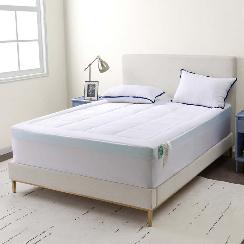 Housse de protection matelassée pour matelas imperméable, Simple