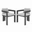 Chaise de patio d'extérieur en aluminium, ensemble de 2-1163986915