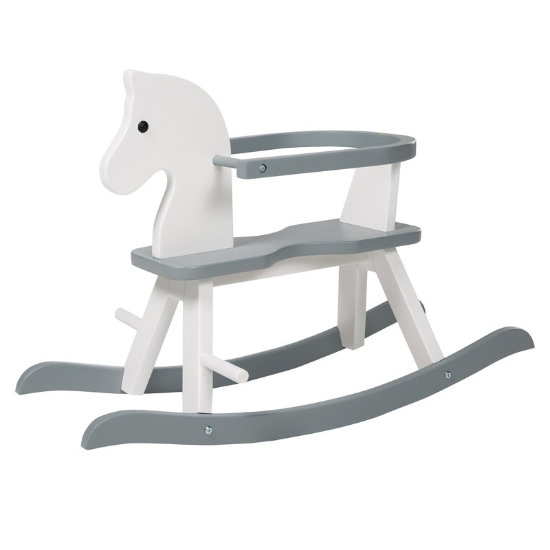 Cheval à bascule, gris