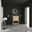 Meuble-lavabo autoportant de 24 po avec lavabo en céramique