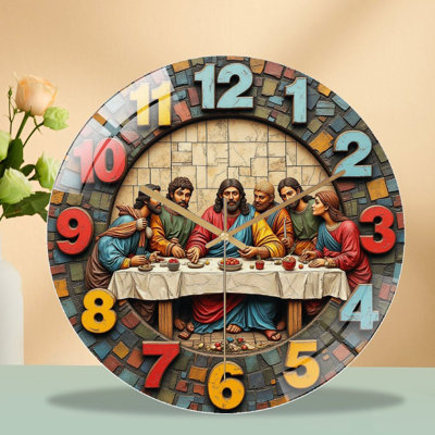 Horloge murale rétro 12 pi