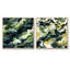 Urban Urban Camouflage Wilderness - Ensemble de 2 collages carrés abstraits-101842969-101842970
