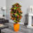 66'' Faux Croton Plant in Ceramic Planter