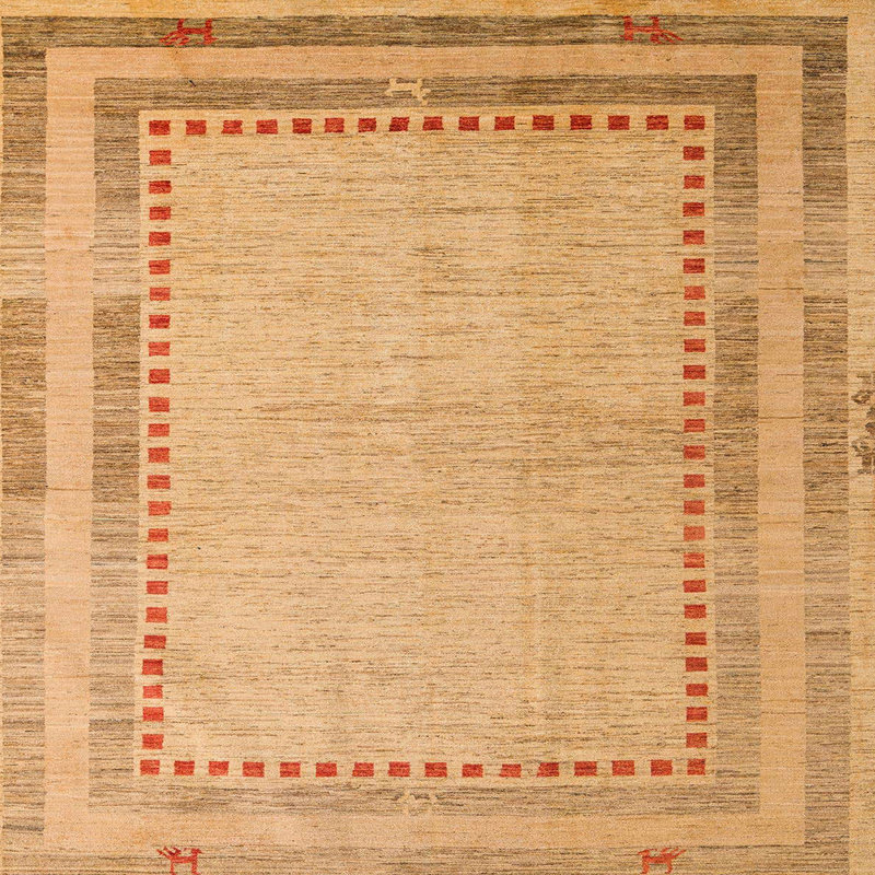 Abstract Indoor Rug, Square 3'