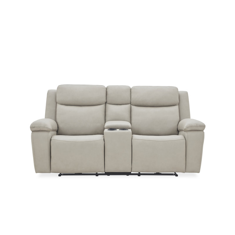 Causeuse double Charles avec cuir Charles