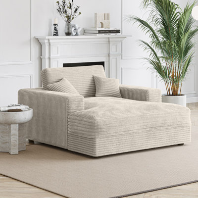 Chaise longue Phoenix, beige