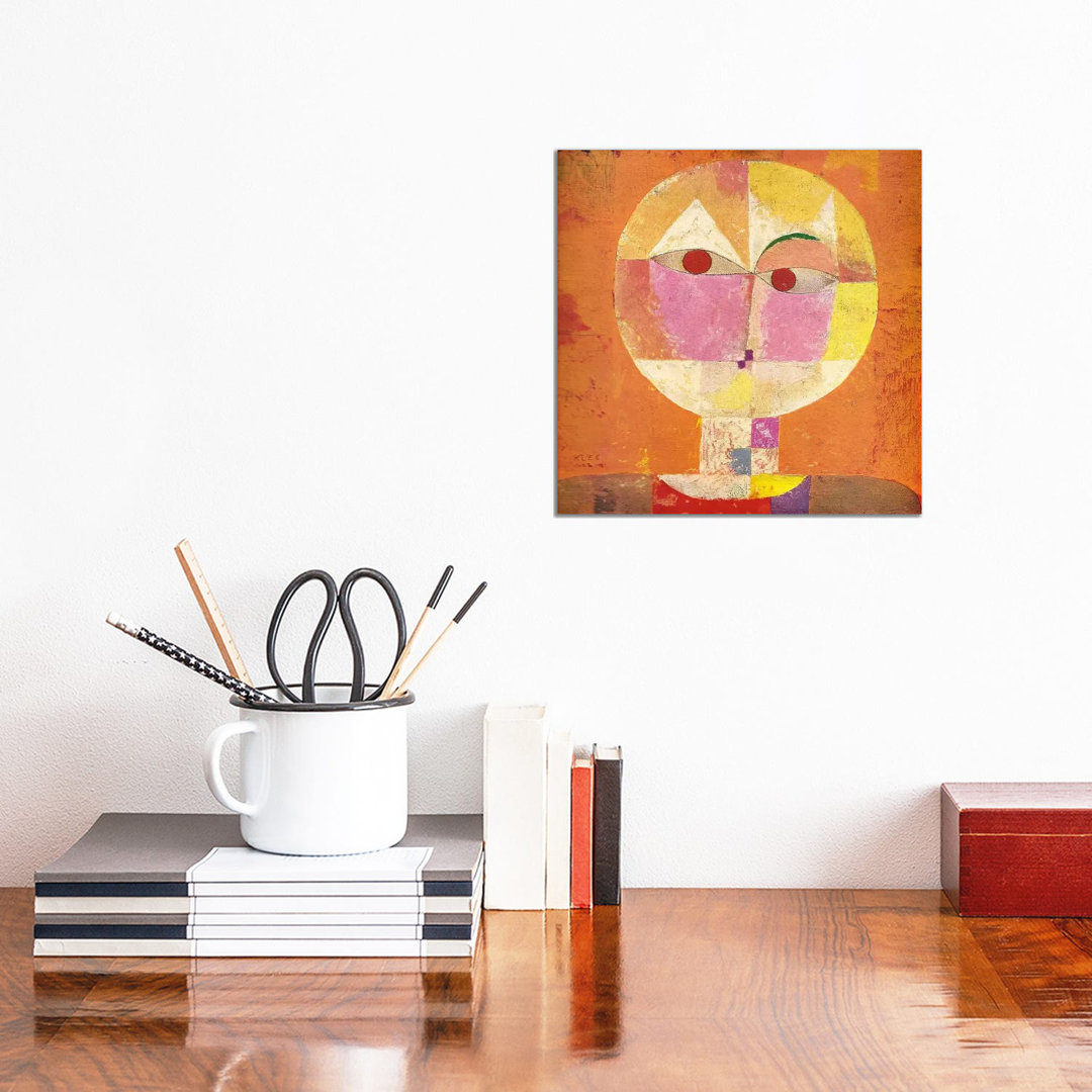 Senecio by Paul Klee - Floater Frame Painting on Canvas