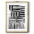 Lino Cut Chaos - Matted and Framed Under Acrylic Glass, Large Living Room Wall Art-1022114393-1022114372
