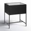 Table de chevet 1 tiroir en fer Walee-1607487077
