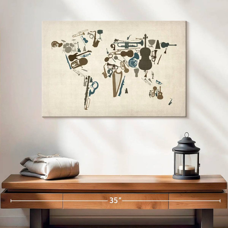 Instruments de musique Amaryah du monde, H 16 po x l 24 po