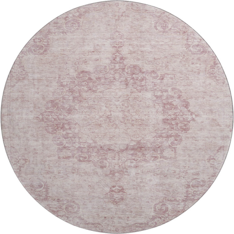 Premium Machine Washable Larock AMF1238 Global Rug