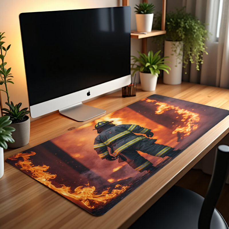 Polyester Desk Pad, 14.4x12.1