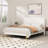 Deeb Luxury Corduroy Upholstered Platform Bed Frame - Modern Wingback Design,No Box Spring Needed, Noise-Free-1911900083-2001620277