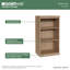 Tour de rangement modulaire avec tablettes supérieures-116489404