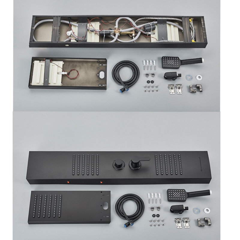 44.48'' Shower Panel with Fixed Shower Head