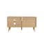Noemi Rattan TV Unit For Tv's up to 42" - 100CM Width With Storage - TV Stand-129067789