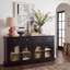 59.8 " W Iron and Glass Sideboard-1130572061
