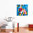 Colourful Art Cow by Art Fiore - Wrapped Canvas Painting-1179893978