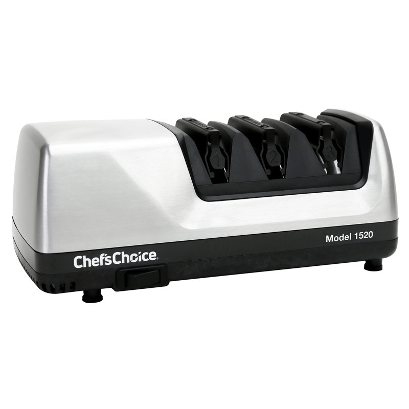 Chef'sChoice 1520 Brushed Metal Electric Knife Sharpener
