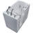 Prairie 45.75'' x 26'' Whirlpool Fiberglass Bathtub with Faucet-17694273-17694275