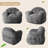 Bean Bag Chair, Bean Bag Chairs for Kids Soft Beanbag Chair with Filler Included, Adult Bean Bag Couch Sofa with Armrests for Living Room Bedroom-47972604-47972607