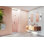 Illume 39.75 in. x 78 in. Fully Frameless Wall Hinge Shower Door