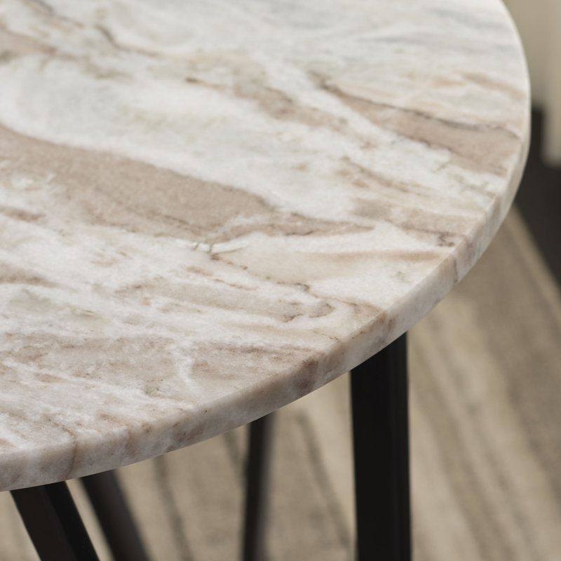 Table d'appoint en marbre Reni