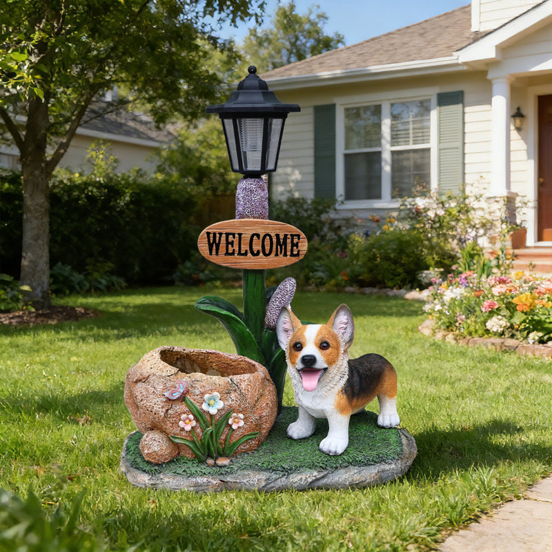 Jardinière Corgi Dog