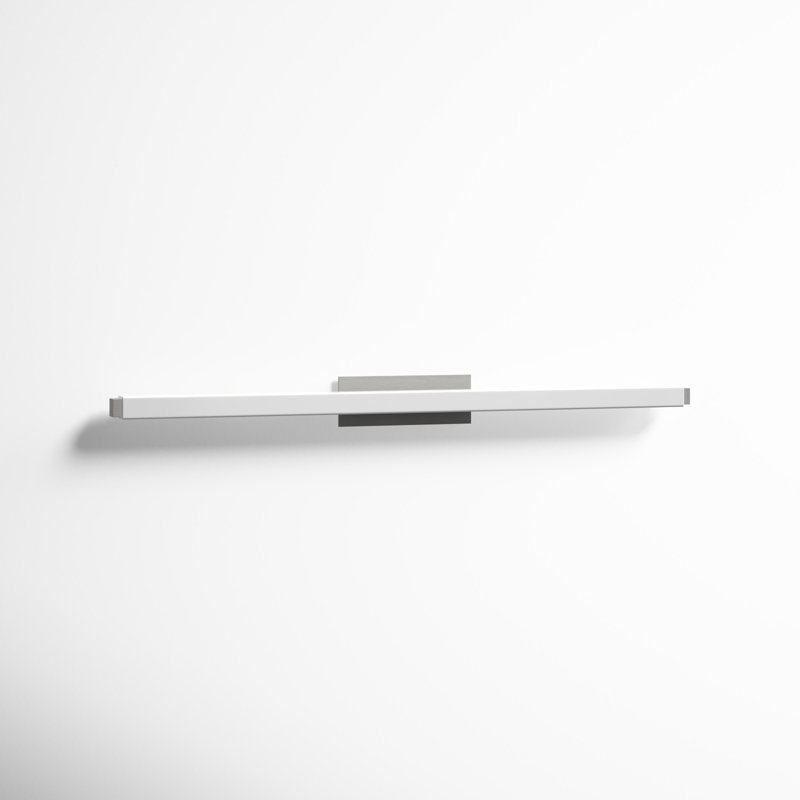 Erby LED Flush Mounted Sconce, Chrome, 2700K, 3" H x 37.75" W x 3.38" D