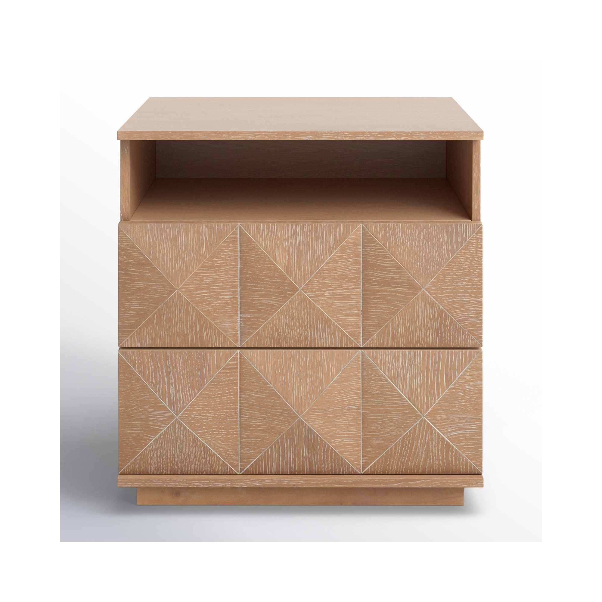 Iriye 2 - Drawer 23.6" Nightstand, Natural