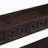 Ashay Rustic Console Table,Entry table,Hallway table with 60" Long with two Different Size Drawers and Bottom Shelf-1435475748