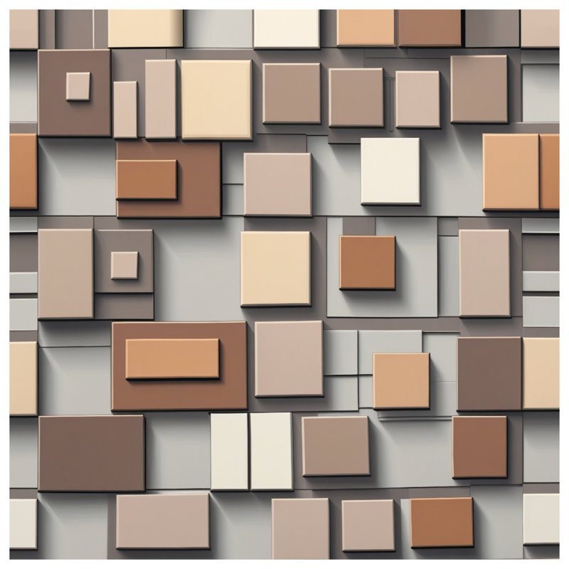 Geometric Block Pattern Blankets, 50in W x 60in H