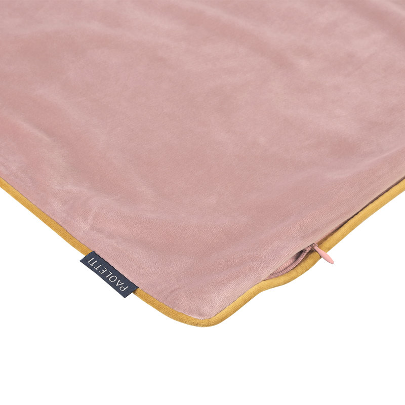Oliver Square Throw, Pillow Cover Only - No Insert, Blush/Gold