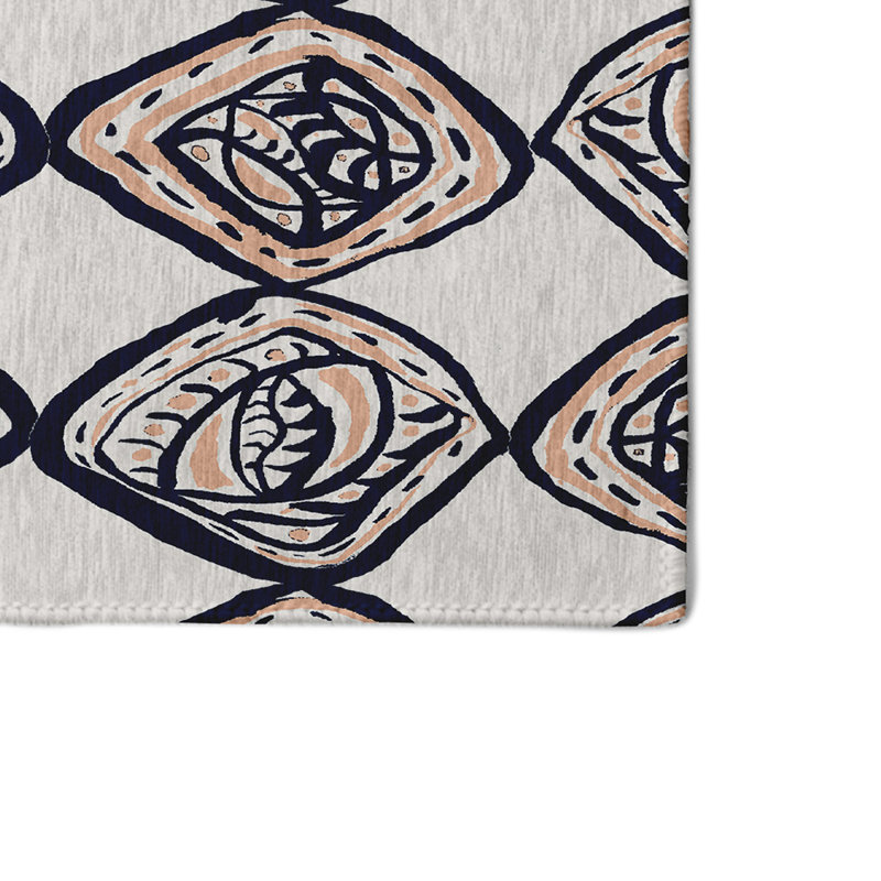 Safari Chenille Geometric Indoor Rug, Rectangle 5' x 7'