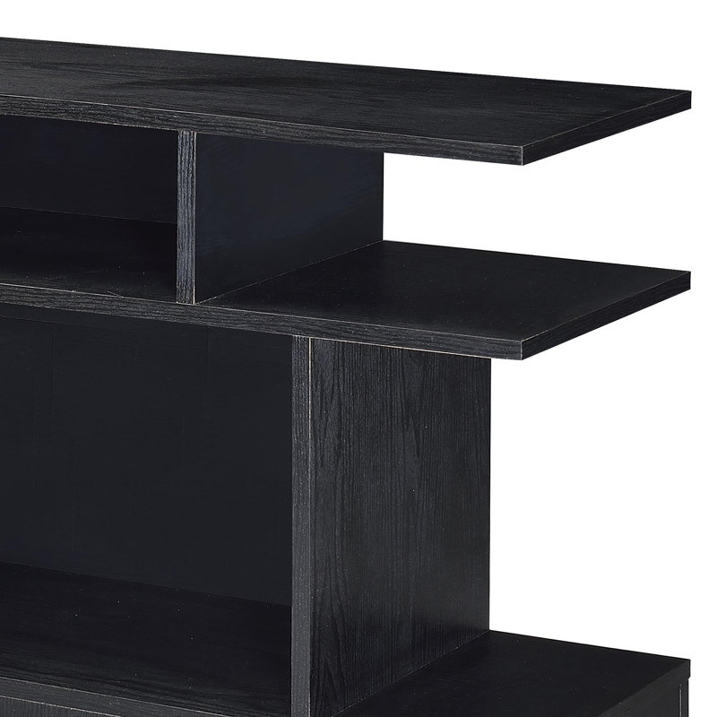 Sollix Black Finish Accent Table