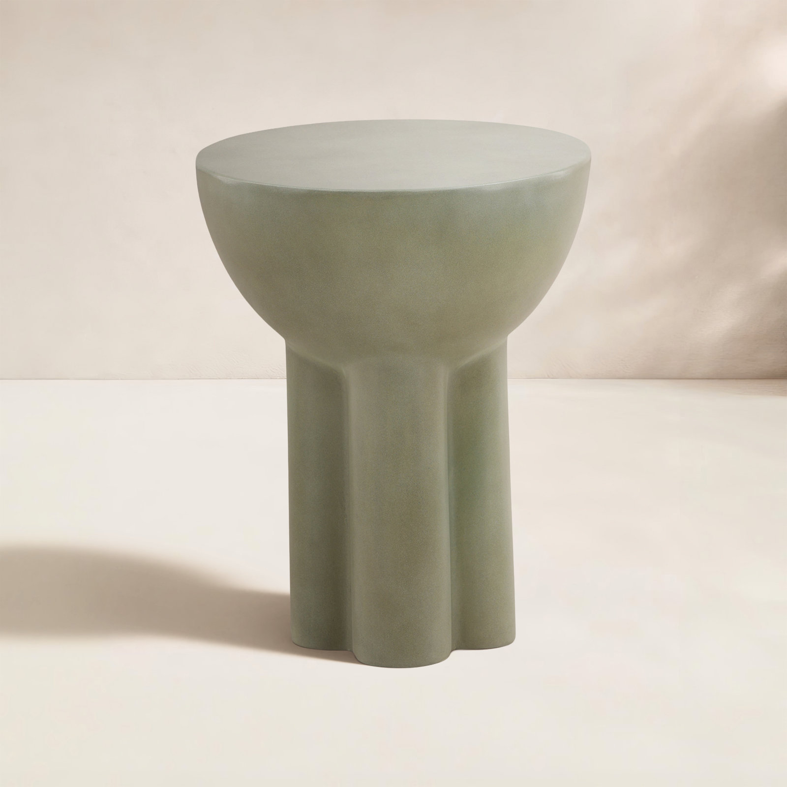 Rihanon 14" Patio Side Table, Pastel Green