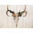 Mule Deer Skull with Roses - Unique Animals Bathroom Canvas