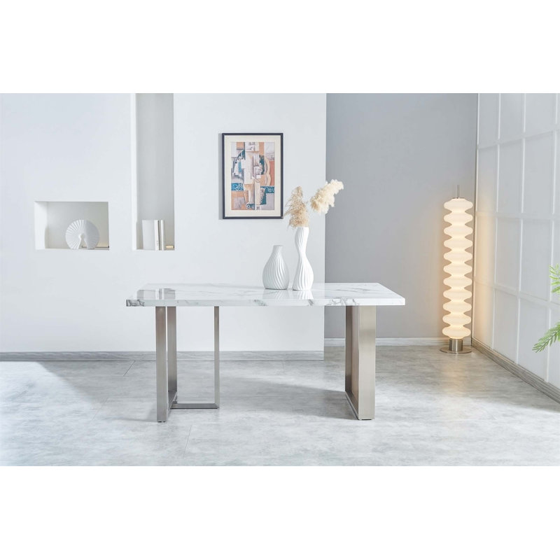 Table de salle à manger Philmore L 63,09 po x l 35,49 po