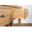 Liberty 16 Bottle Solid Wood Floor Sideboard With Wine Rack in Light Oak