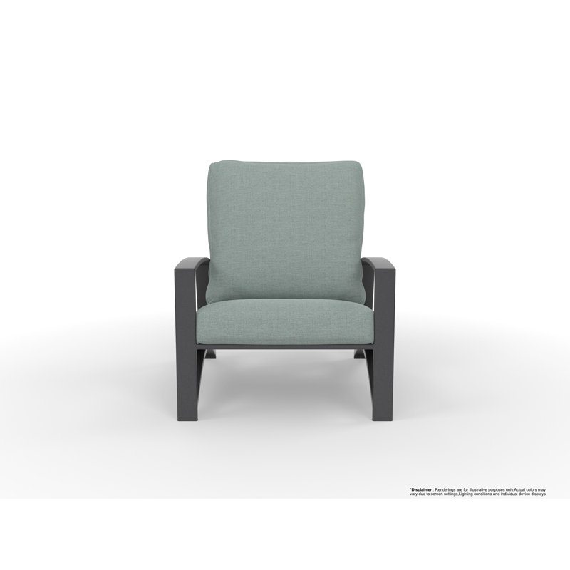 Arc Outdoor Lounge Chair, Trax Burgundy, Carbon Black