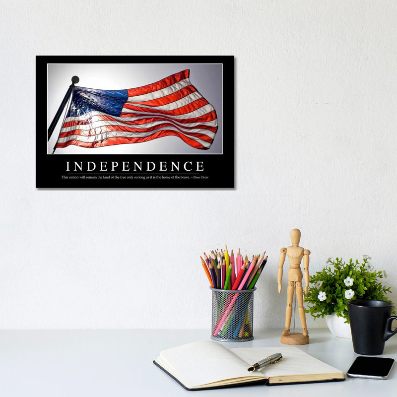 Independence II by Stocktrek Images - Wrapped Canvas Print, 20.32 cm H x 30.48 cm W