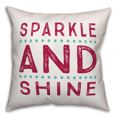 Sparkle Throw Pillow