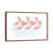 Classic Brown Wood Floater Framed