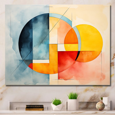 Cubic Soft Colors Tiles V - Art mural géométrique