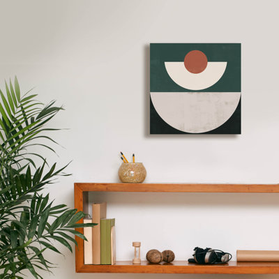 Epic Graffiti 'Scandi Shapes 1'  by Emma Caroline Canvas Wall Art, 12" x 12"