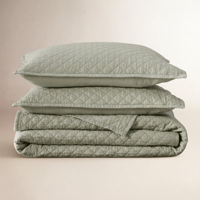 Jeffen Belgian Flax Linen Quilt Set
