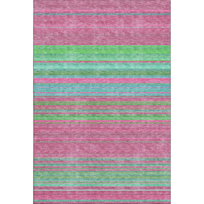 Premium Machine Washable Prisco Blush Rug