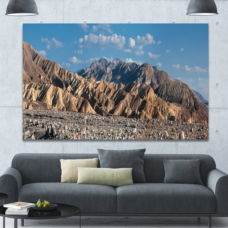 Beautiful Hills in Mort Valley - Reproduction de photo sur toile tendue, H 20 po x l 20 po x P 1 po