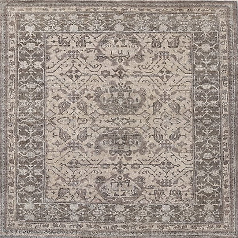 Tapis brun clair Hartstown, Carré 5 pi