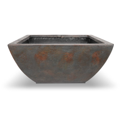 Fountain Bowl Container Water Garden, Gray Slate, Sq, 78403